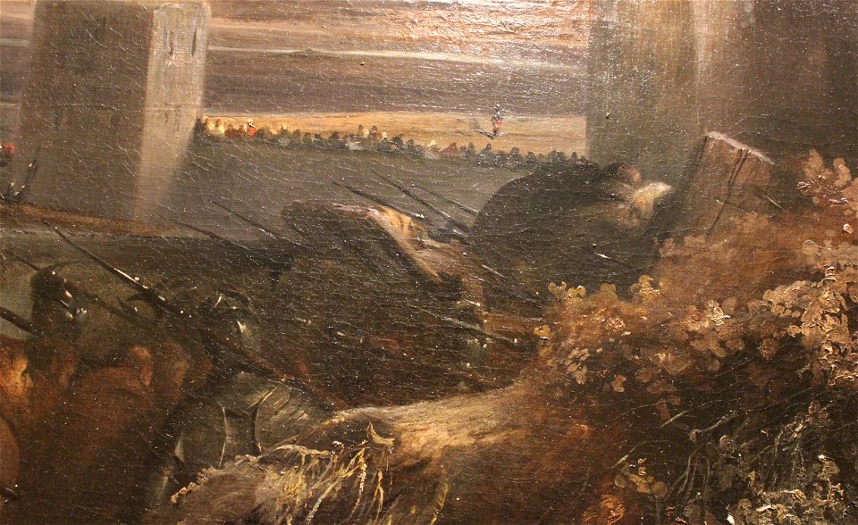 Les Cordeliers. Épisode du siège de Metz by Laurent Charles Maréchal détail 1