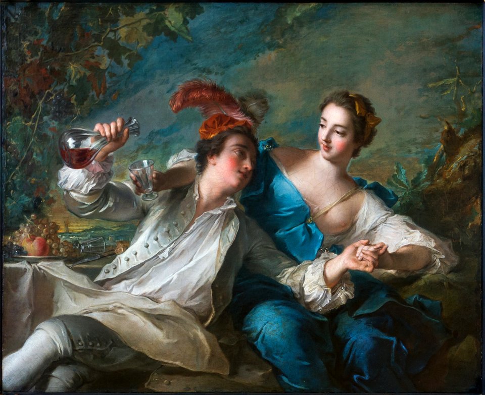Les Amoureux, Nattier, HuW14, Alte Pinakothek Munich