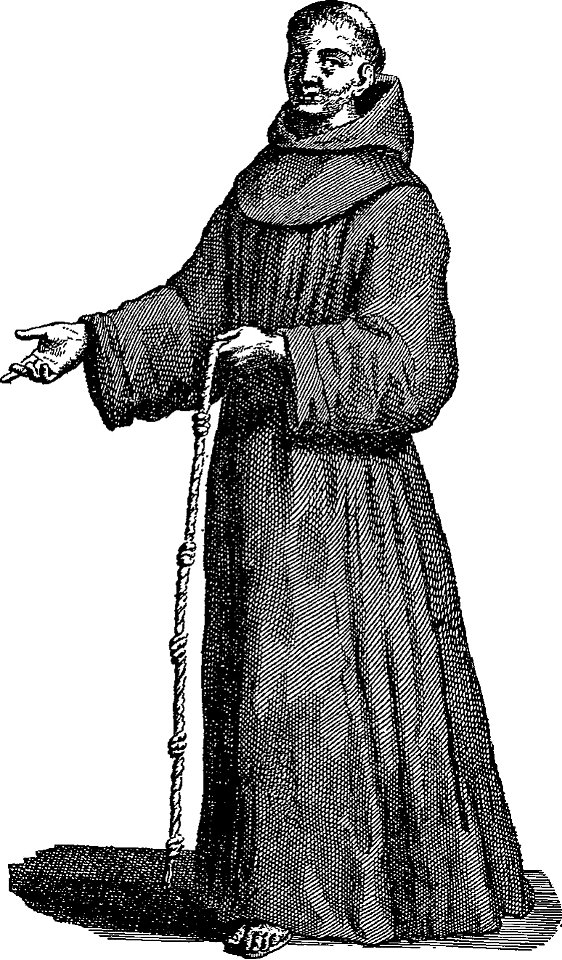 Les anciens couvents de Lyon - 453 - Frère mineur de l'Observance