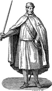 Les anciens couvents de Lyon - 531 - Templier costume de guerre
