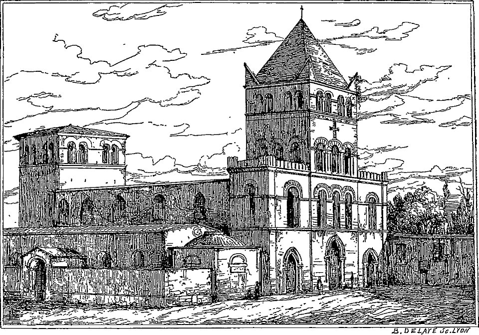 Les anciens couvents de Lyon - 033 - Abbaye d'Ainay