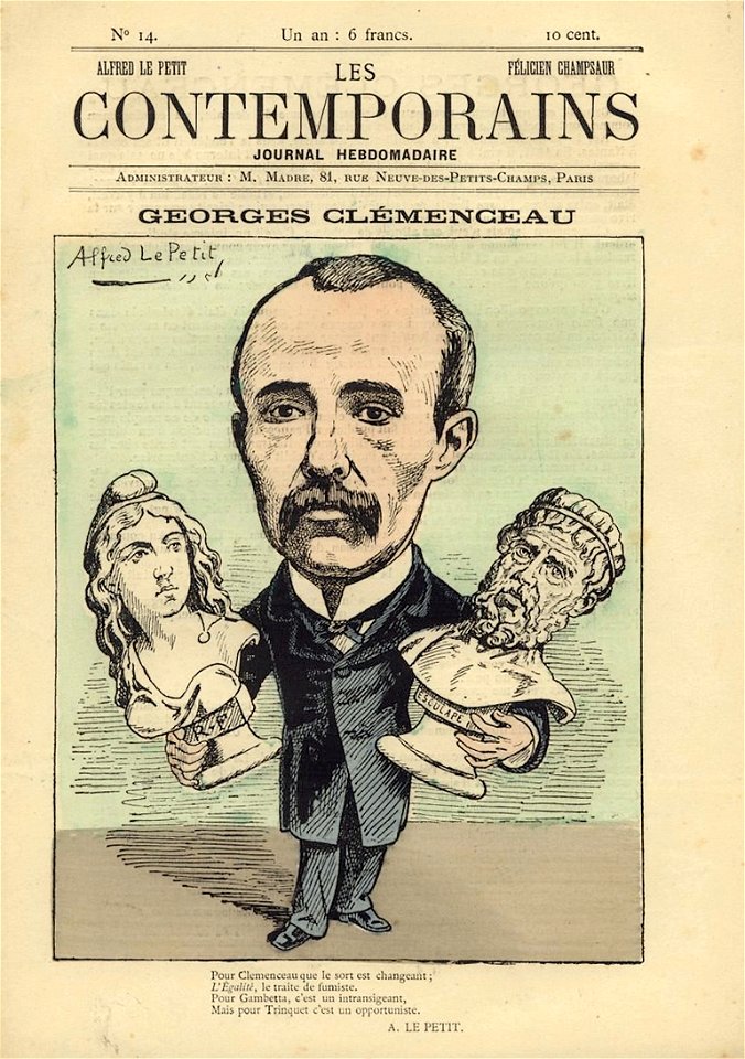 Les Contemporains N 14 Georges Clemenceau
