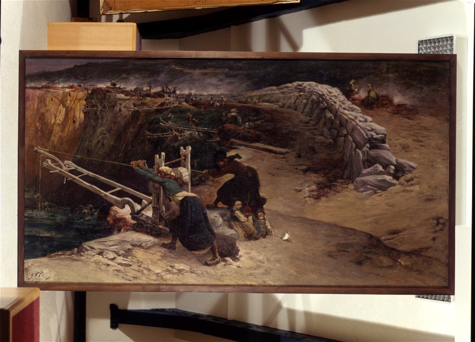 Les brûleuses de varech - Georges Clairin - musée d'art et d'histoire de Saint-Brieuc, 65