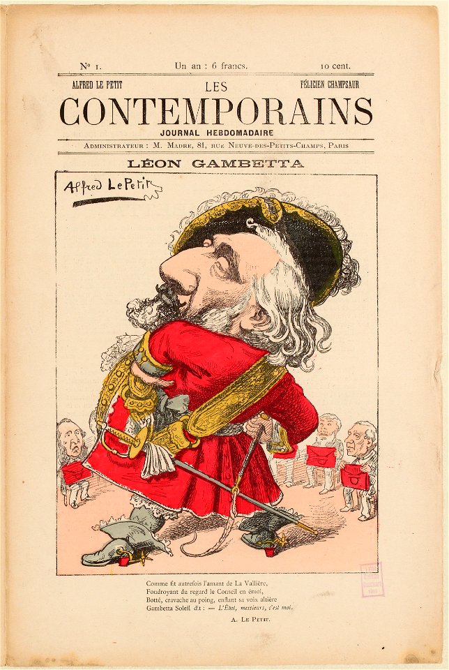 Les Contemporains N 1 Léon Gambetta
