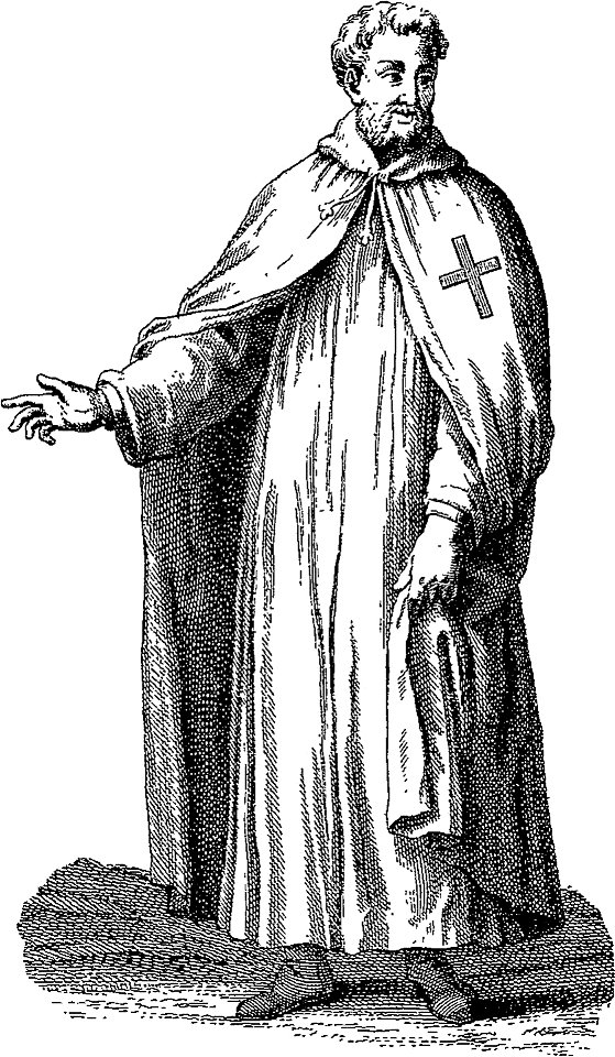 Les anciens couvents de Lyon - 535 - Templier costume de maison