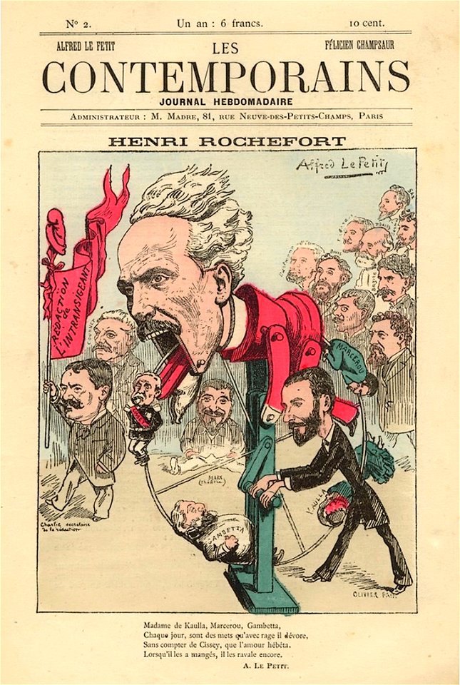 Les Contemporains N 2 Henri Rochefort