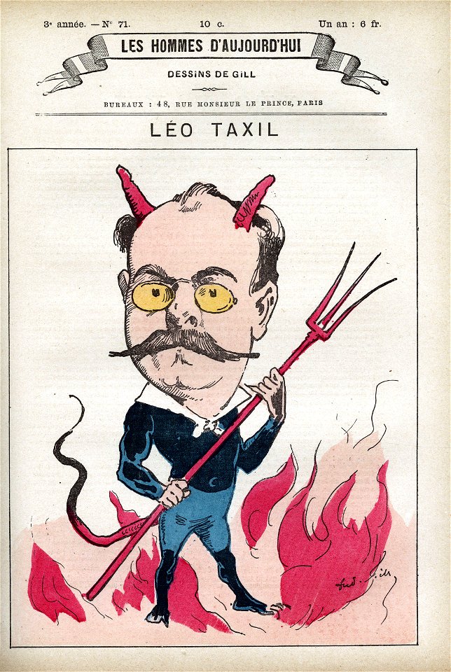 Les Hommes N 71 Léo Taxil