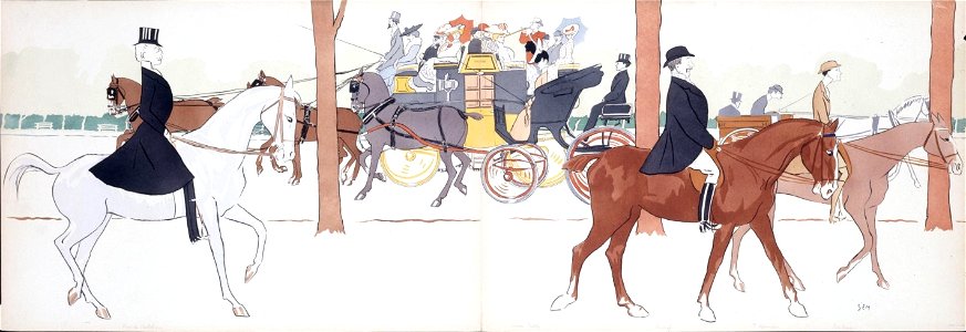 Les Acacias - Boni de Castellane, Louise Balthy, Fishof, F. Oppenheim, Boulenger