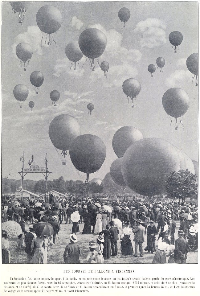 Les courses de ballons à Vincennes