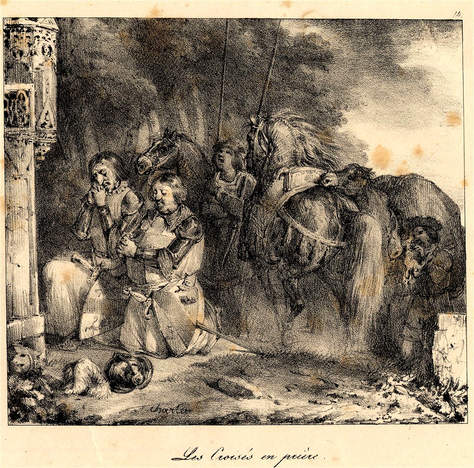 Les croisés en prière (BM 1880,0508.255)