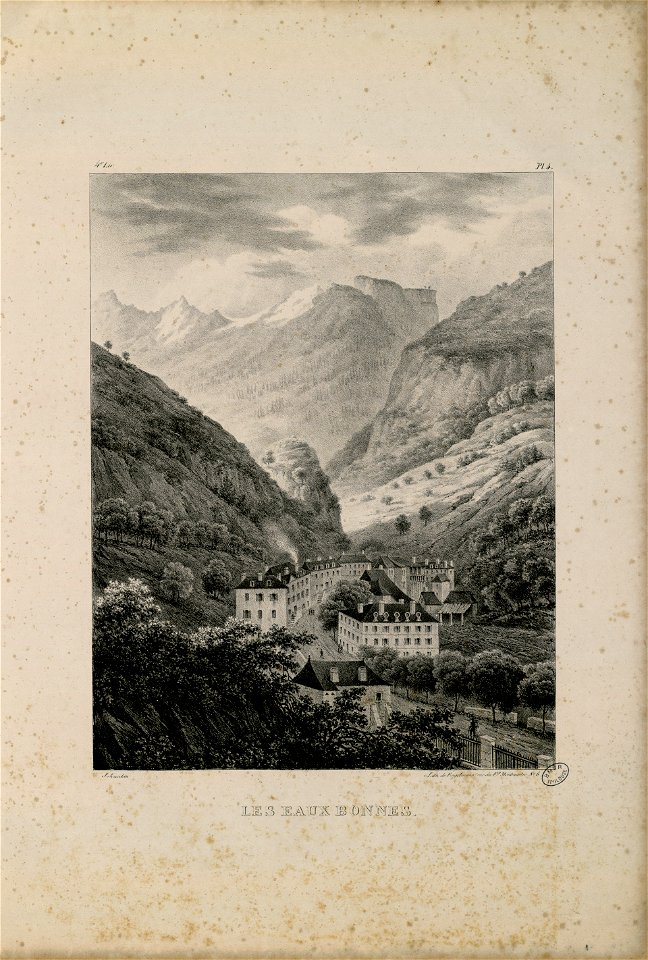Les Eaux Bonnes (4° liv., pl. 4) - Fonds Ancely - B315556101 A FROSSARD 1 055