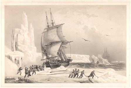 Les Corvettes l'Astrolabe et la Zelee, 9 Feby 1838 RMG PY0878