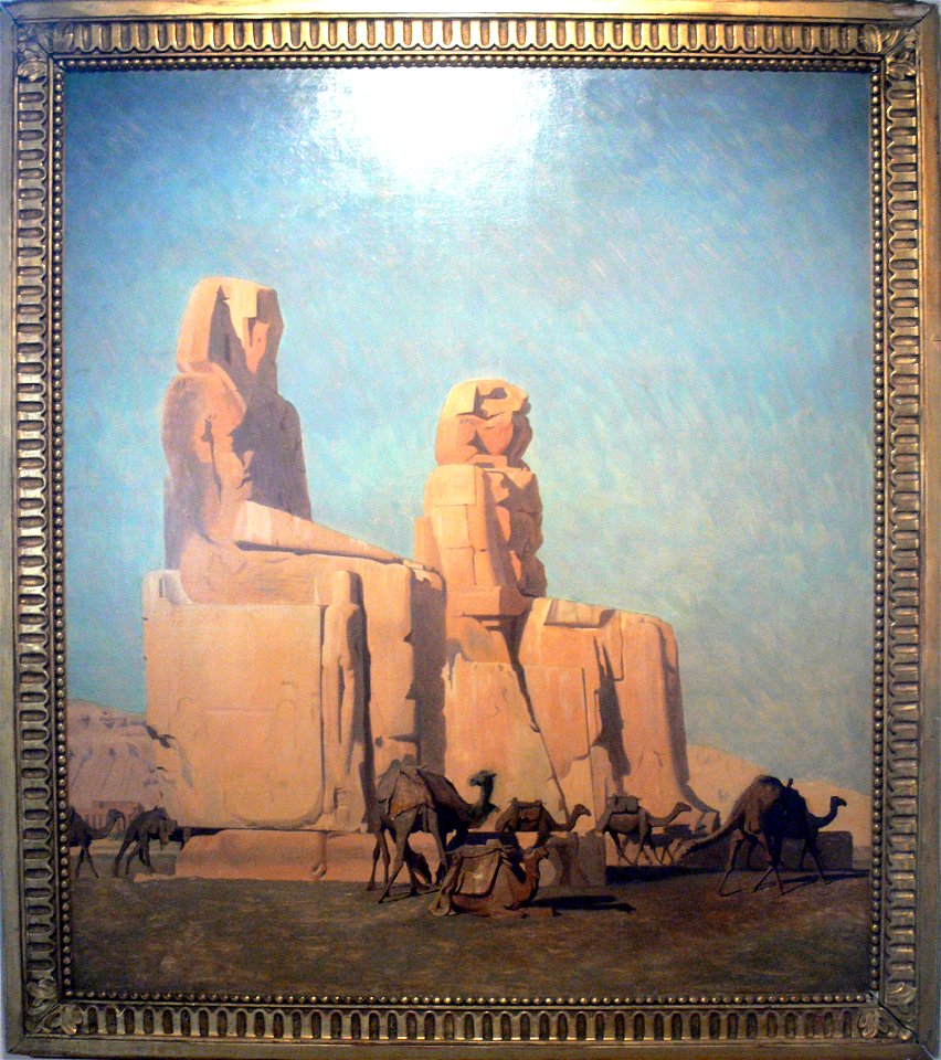 Les Colosses de Thêbes, Memnon et Sésostris - Gerome