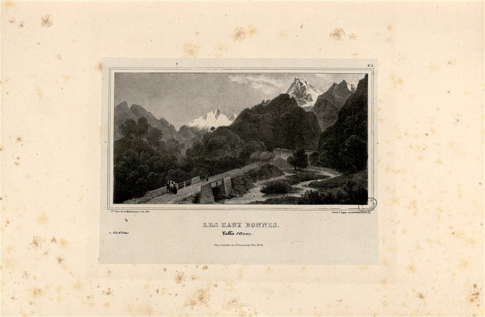 Les Eaux Bonnes - Vallée d' Ossau - Fonds Ancely - B315556101 A SARAZINDEBELMONT 007