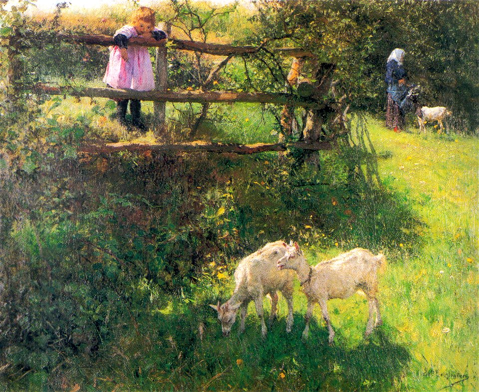 Les petites chèvres (par Evariste Carpentier)