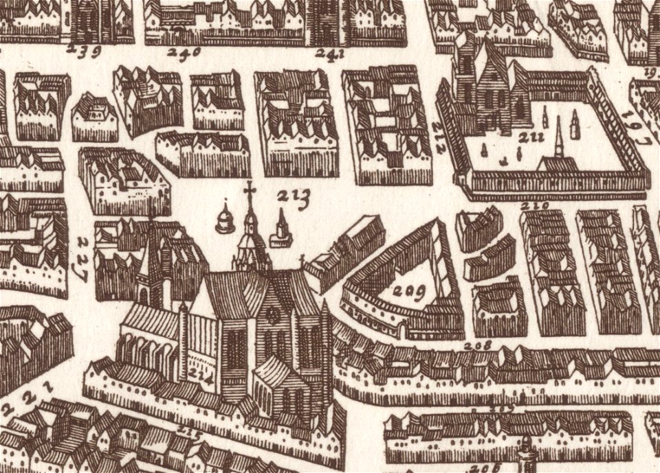 Les Halles in 1618