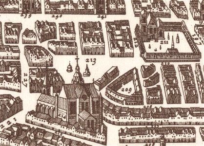 Les Halles in 1618