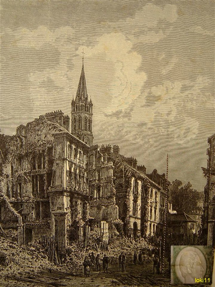 Les ruines de Saint-Cloud