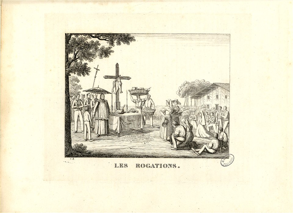 Les rogations - Fonds Ancely - B315556101 A PELERIN 133
