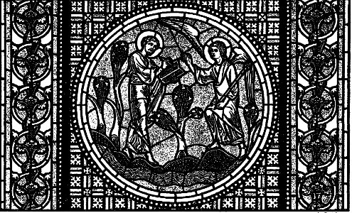 Les vitraux du Moyen âge et de la Renaissance dans la région lyonnaise - 035 - Cathédrale, dictée de l'Apocalypse