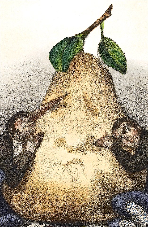 Les Favoris de la poire (détail)