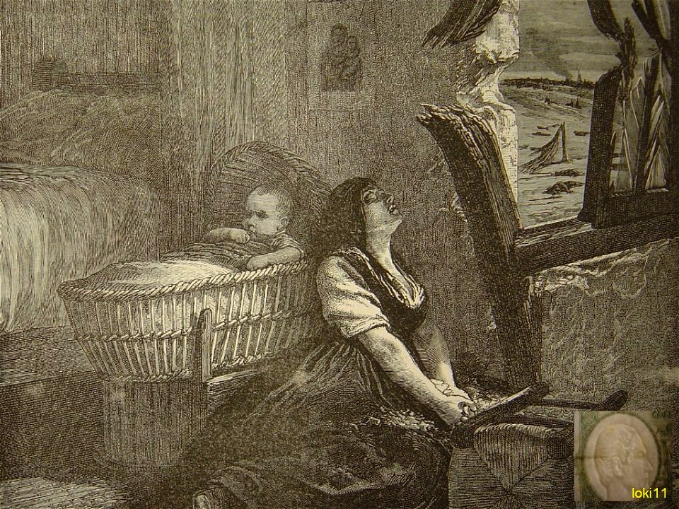 Les ravages d'un obus