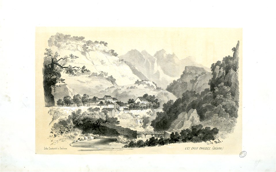 Les Eaux Chaudes (Béarn) - Fonds Ancely - B315556101 A MALBOS 2 009