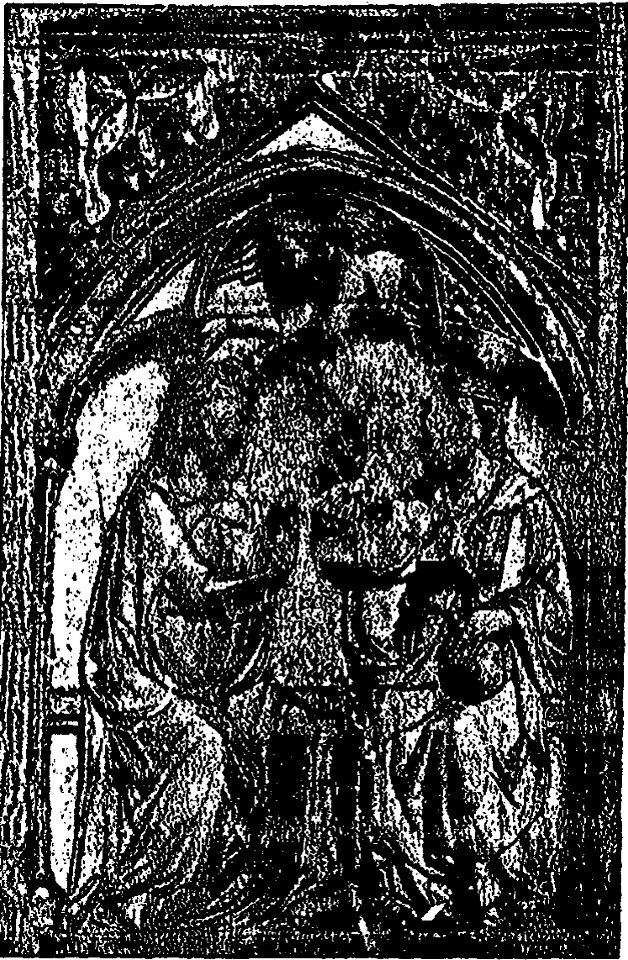 Les vitraux du Moyen âge et de la Renaissance dans la région lyonnaise - 029 - Cathédrale, baiser de paix