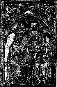 Les vitraux du Moyen âge et de la Renaissance dans la région lyonnaise - 029 - Cathédrale, baiser de paix
