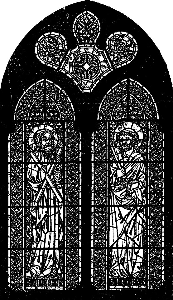 Les vitraux du Moyen âge et de la Renaissance dans la région lyonnaise - 053 - Cathédrale, André & Pierre