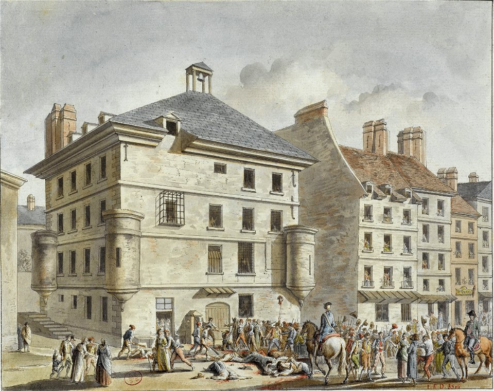 Les massacres du 2 au 7 septembre 1792 à la prison de l'Abbaye