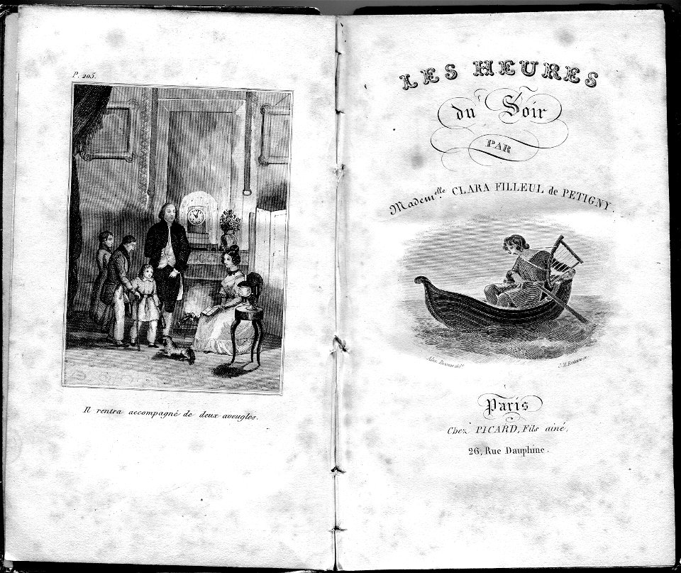 Les Heures du Soir par madamelle Clara Filleul de Pétigny