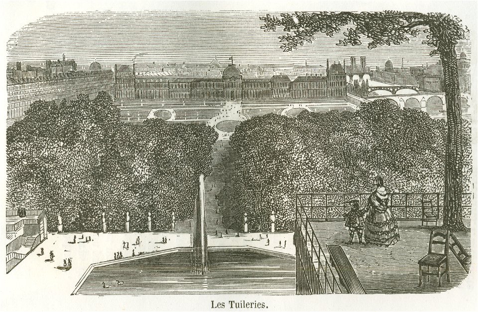 Les Tuileries, 1855