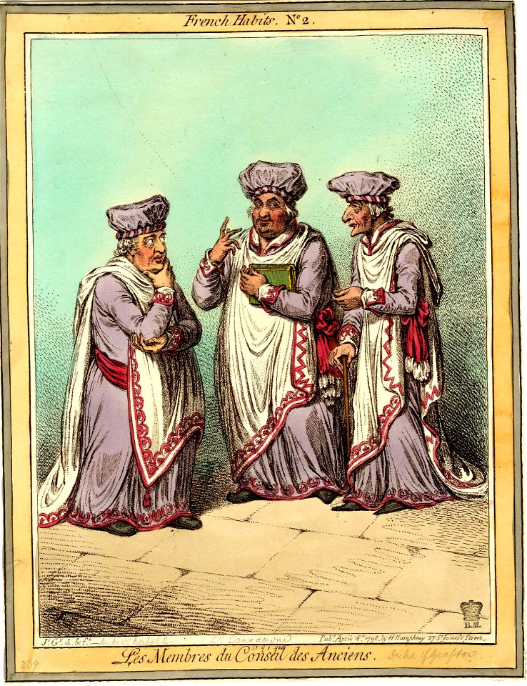Les membres du Conseil des anciens. (BM 1851,0901.905)