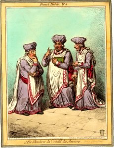 Les membres du Conseil des anciens. (BM 1851,0901.905)