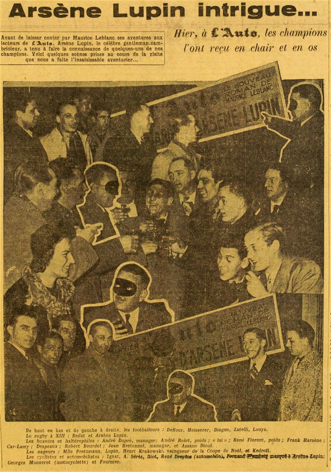Les Milliards d’Arsène Lupin (Annonce19390107)