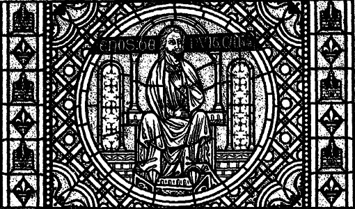 Les vitraux du Moyen âge et de la Renaissance dans la région lyonnaise - 058-1 - Cathédrale, le patriarche Énos