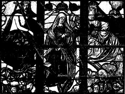 Les vitraux du Moyen âge et de la Renaissance dans la région lyonnaise - 016 - Couronnement de la Vierge