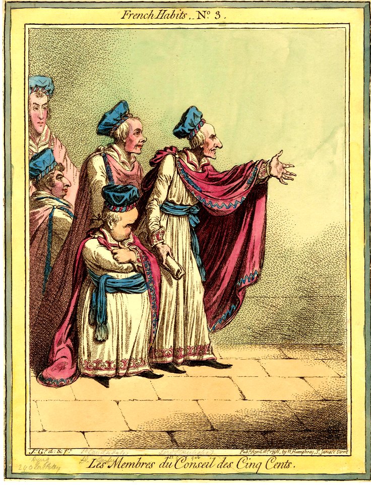 Les membres du Conseil des Cinq Cents. (BM 1851,0901.906)