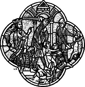 Les vitraux du Moyen âge et de la Renaissance dans la région lyonnaise - 046-2 - Cathédrale, massacre des Innocents