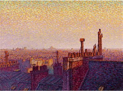 LES TOITS DE PARIS, COUCHER DE SOLEIL