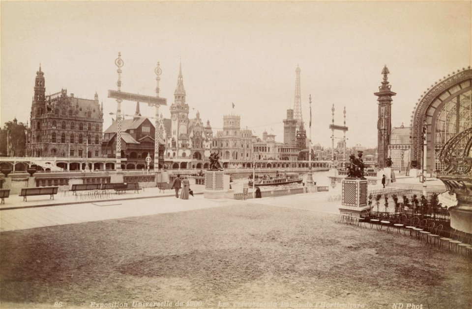 Les terrasses du Palais de l'horticulture