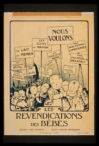 Les revendications des débbés. Bureau des enfants. Croix-Rouge américaine LCCN99613668