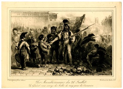 Les munitionnaires du 28 juillet... (BM 1863,0725.411)