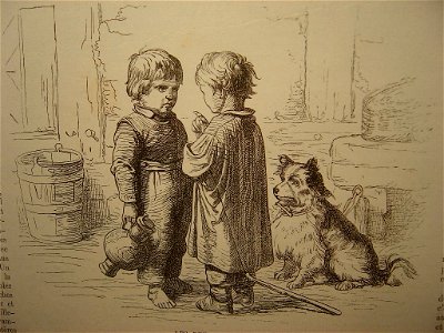 Les Petits Secrets (deux enfants et un chien)