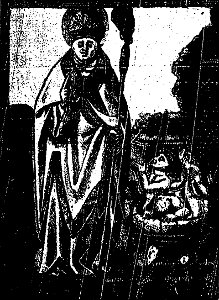 Les vitraux du Moyen âge et de la Renaissance dans la région lyonnaise - 81 - Vitrail saint Nicolas