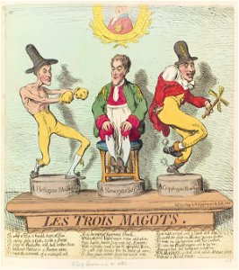 Les trois magots by James Gillray