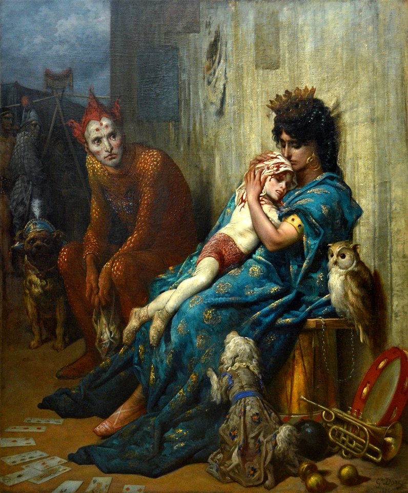 Les saltimbanques, Gustave Doré, 1874