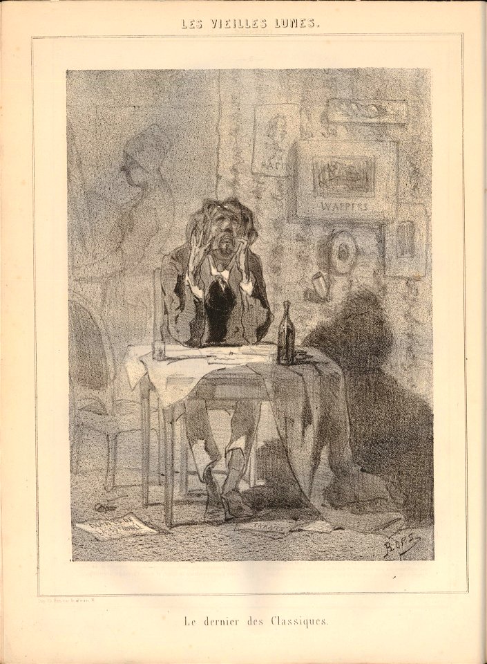 Les vieilles lunes. Le dernier des Classiques (BM 1896,0511.468.99)
