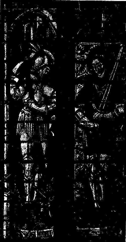 Les vitraux du Moyen âge et de la Renaissance dans la région lyonnaise - 013 - Saint Georges & saint Julien